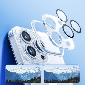 Joyroom 14Q Case iPhone 14 Plus Case Cover with Camera Cover Transparent (JR-14Q3 transparent)