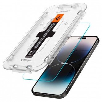 TEMPERED GLASS Spigen GLAS.TR &quot;EZ FIT&quot; 2-PACK IPHONE 14 PRO MAX CLEAR