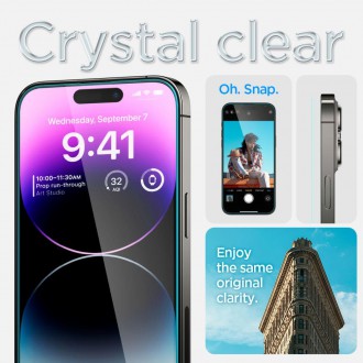 TEMPERED GLASS Spigen GLAS.TR &quot;EZ FIT&quot; 2-PACK IPHONE 14 PRO MAX CLEAR