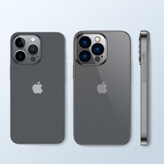 Joyroom 14Q Case case for iPhone 14 Plus case cover with metallic frame black (JR-14Q3-black)