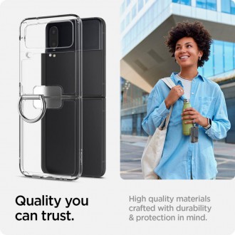 Spigen THIN FIT RING GALAXY WITH FLIP 4 CRYSTAL CLEAR