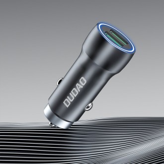 Dudao rychlá nabíječka do auta 2 x USB 3A 18W šedá (R4+)