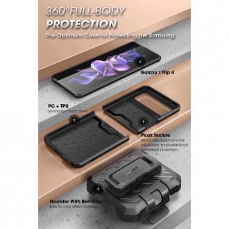 Supcase UNICORN BEETLE PRO GALAXY WITH FLIP 4 BLACK