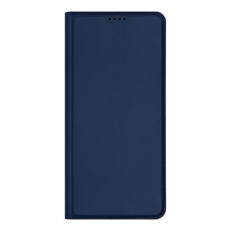 Dux Ducis Skin Pro pouzdro pro Oppo Reno 8 Pro flip cover card stojánek na peněženku modrý