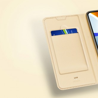 Dux Ducis Skin Pro pouzdro pro Oppo Reno 8 Pro flip cover card stojánek na peněženku modrý