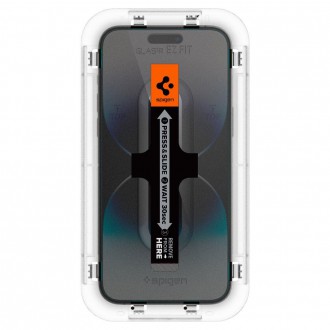 TEMPERED GLASS Spigen GLAS.TR &quot;EZ FIT&quot; 2-PACK IPHONE 14 PRO CLEAR