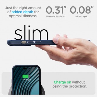 Spigen MAG ARMOR IPHONE 14 PRO NAVY BLUE