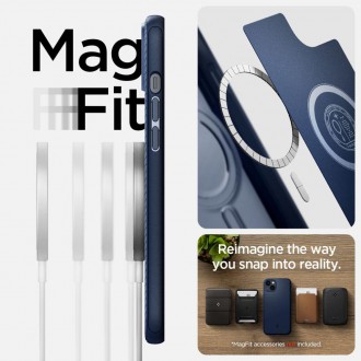 Spigen MAG ARMOR IPHONE 14 NAVY BLUE
