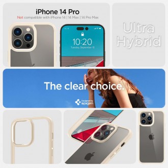 Spigen ULTRA HYBRID IPHONE 14 PRO SAND BEIGE