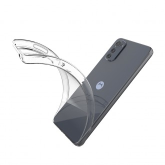 Ultra Clear 0,5mm pouzdro pro Motorola Moto E32 tenký kryt průhledný