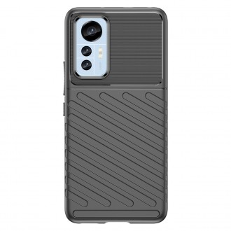 Pouzdro Thunder Case pro Xiaomi 12 Lite silikonové pancéřové pouzdro černé