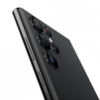 Spigen OPTIK.TR "EZ FIT" CAMERA PROTECTOR 2-PACK GALAXY S22 ULTRA BLACK COVER