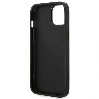 Guess GUHCP14MG4GFGR iPhone 14 Plus 6,7" szary/grey hard case 4G Metal Gold Logo