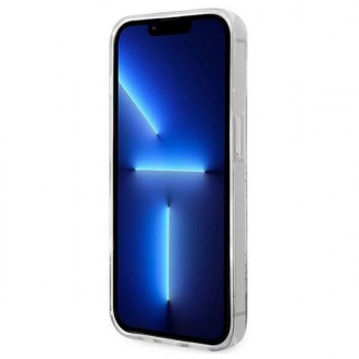 Guess GUHCP14LHG4MHB iPhone 14 Pro 6,1" niebieski/blue hardcase 4G Pattern Script