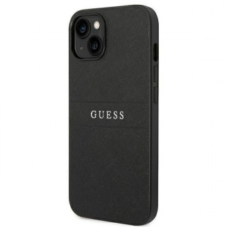 Guess GUHCP14MPSASBBK iPhone 14 Plus 6,7" czarny/black Saffiano Strap