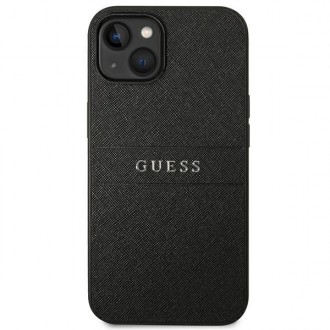 Guess GUHCP14MPSASBBK iPhone 14 Plus 6,7" czarny/black Saffiano Strap