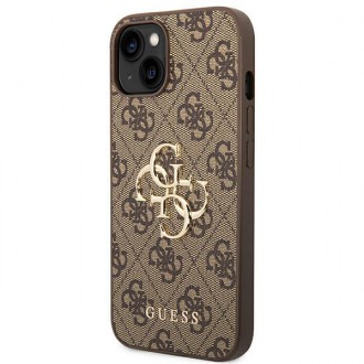 Guess GUHCP14M4GMGBR iPhone 14 Plus 6,7" brązowy/brown hardcase 4G Big Metal Logo