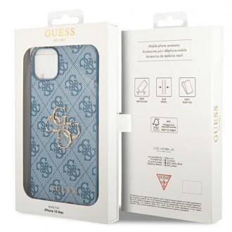 Guess GUHCP14M4GMGBL iPhone 14 Plus 6,7" niebieski/blue hardcase 4G Big Metal Logo