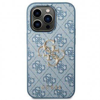 Guess GUHCP14X4GMGBL iPhone 14 Pro Max 6,7" niebieski/blue hardcase 4G Big Metal Logo