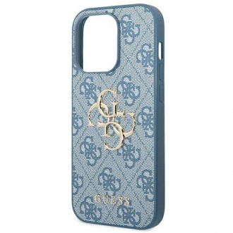 Guess GUHCP14X4GMGBL iPhone 14 Pro Max 6,7" niebieski/blue hardcase 4G Big Metal Logo