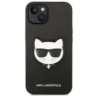 Karl Lagerfeld KLHCP14MSAPCHK iPhone 14 Plus 6,7" hardcase czarny/black Saffiano Choupette Head Patch