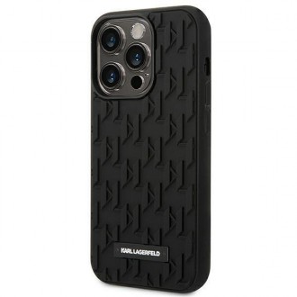 Karl Lagerfeld KLHCP14LRUPKLPK iPhone 14 Pro 6,1" hardcase czarny/black 3D Monogram