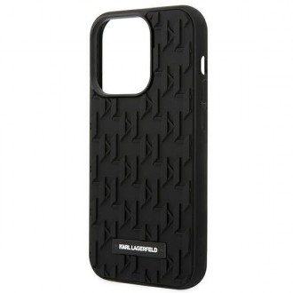 Karl Lagerfeld KLHCP14LRUPKLPK iPhone 14 Pro 6,1" hardcase czarny/black 3D Monogram