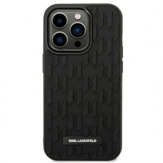 Karl Lagerfeld KLHCP14XRUPKLPK iPhone 14 Pro Max 6,7" hardcase czarny/black 3D Monogram