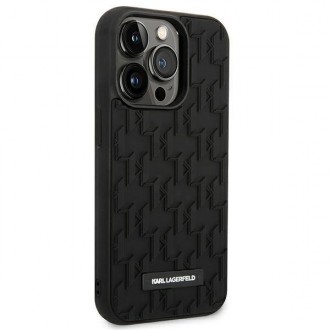 Karl Lagerfeld KLHCP14XRUPKLPK iPhone 14 Pro Max 6,7" hardcase czarny/black 3D Monogram
