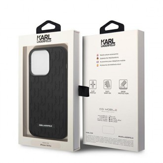 Karl Lagerfeld KLHCP14XRUPKLPK iPhone 14 Pro Max 6,7" hardcase czarny/black 3D Monogram