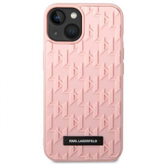 Karl Lagerfeld KLHCP14SRUPKLPP iPhone 14 6,1" hardcase różowy/pink 3D Monogram