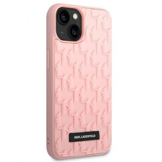 Karl Lagerfeld KLHCP14SRUPKLPP iPhone 14 6,1" hardcase różowy/pink 3D Monogram