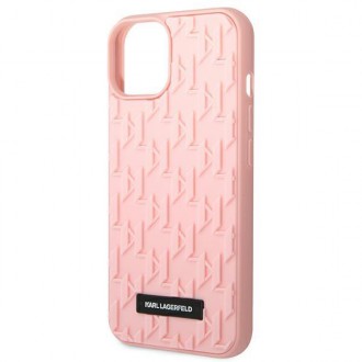 Karl Lagerfeld KLHCP14SRUPKLPP iPhone 14 6,1" hardcase różowy/pink 3D Monogram