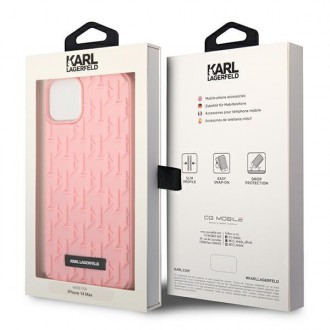 Karl Lagerfeld KLHCP14SRUPKLPP iPhone 14 6,1" hardcase różowy/pink 3D Monogram