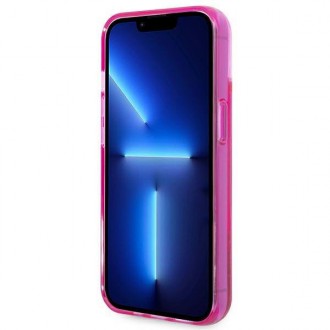 Karl Lagerfeld KLHCP14MLCKVF iPhone 14 Plus 6,7" różowy/pink hardcase Liquid Glitter Elong