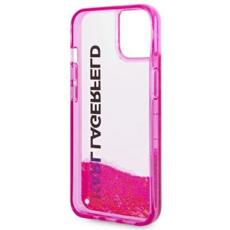 Karl Lagerfeld KLHCP14MLCKVF iPhone 14 Plus 6,7" różowy/pink hardcase Liquid Glitter Elong