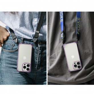 Ringke Fusion Bumper case for iPhone 14 Pro purple