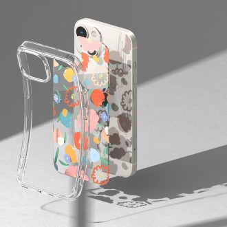 Ringke Fusion Design Armored Sleeve Cover with Gel Frame for iPhone 14 Plus transparent (Floral) (FD637E31)