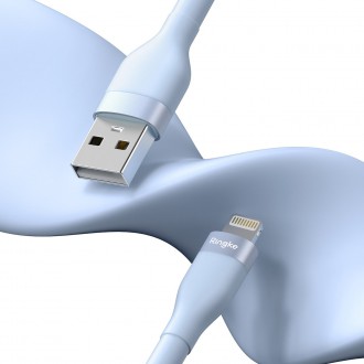 Ringke USB-A cable - Lightning 480Mb / s 12W 2m blue (CB09987RS)