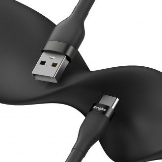 Ringke cable USB-A - USB-C 480Mb / s 12W 1.2m black (CB60051RS)