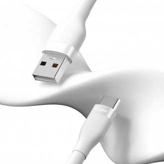 Ringke cable USB-A - USB-C 480Mb / s 12W 2m white (CB60082RS)