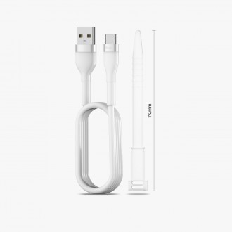 Ringke cable USB-A - USB-C 480Mb / s 12W 2m white (CB60082RS)