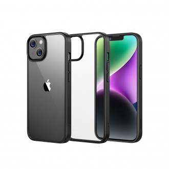 Ugreen case with gel frame Classy Clear Enhanced Protective Case for iPhone 14 black (LP621)
