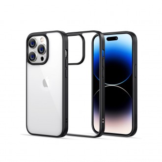 Ugreen Classy Clear Enhanced Protective Protective Case for iPhone 14 Pro Black (LP623) with Gel Frame Classy Clear Enhanced Protective Case