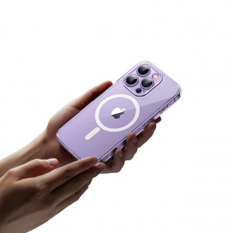 Ugreen LP641 Classy Clear Magnetic Protective Case Magnetic Gel Case for iPhone 14 transparent (MagSafe compatible) (90934)