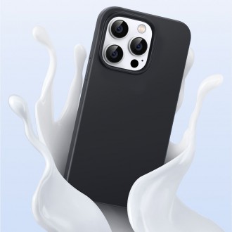 Ugreen LP628 Silky Silicone Protective Case Rubber Flexible Silicone Phone Case for iPhone 14 Pro Max Black (90922)