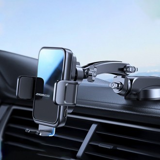 Joyroom automatic car holder induction charger 15W Qi for windshield cockpit board black (JR-ZS298 dash)