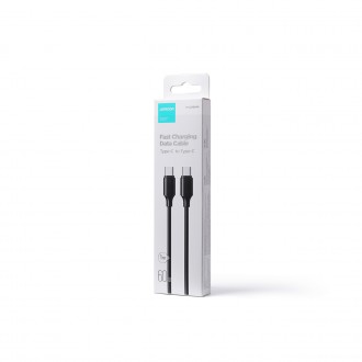 Joyroom cable USB-C - USB-C 480Mb / s 60W 1m black (S-CC060A9)