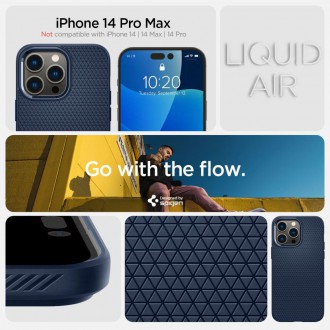 Spigen LIQUID AIR IPHONE 14 PRO MAX NAVY BLUE