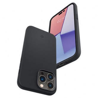 Spigen SILICONE FIT MAG MAGSAFE IPHONE 14 PRO MAX BLACK